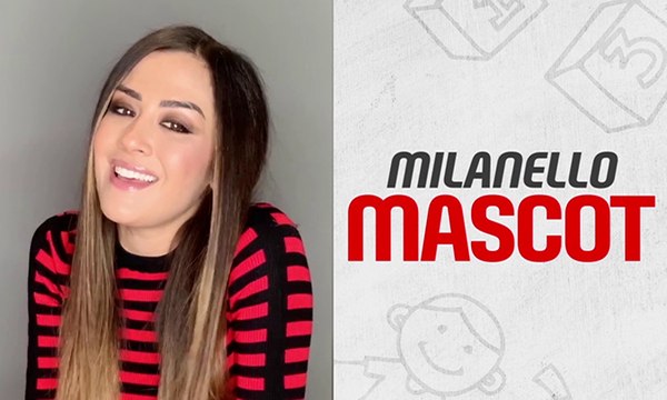 #ACMilanTogether: la mascotte rossonera con Giorgia