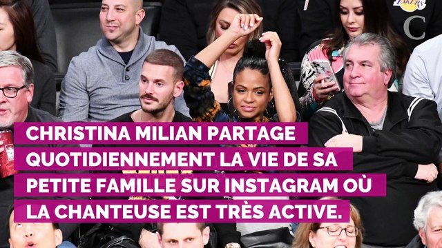 Christina Milian et Matt Pokora confinés : le couple organise une mini pool party en famille