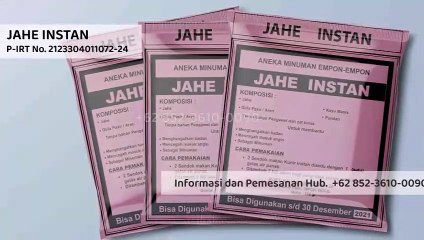 TERBARU!!! +62 852-3610-0090 | Minuman Jahe Instan