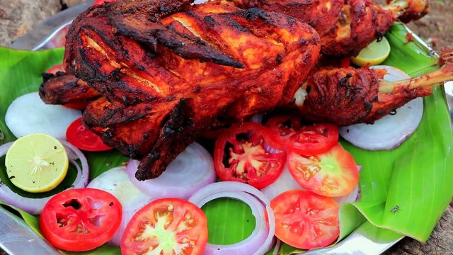BUCKET CHICKEN very Unique Bucket Grilled full Chicken Recipe | traditional Grilled Chicken cooking