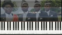 Coffin Dance MEME song | Astronomia | Synthesia (Easy piano Cover)