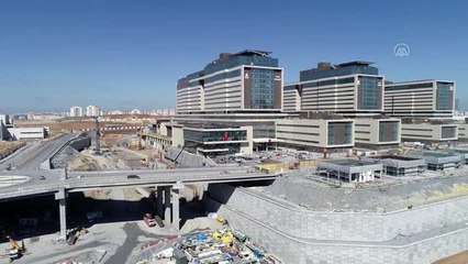 Başakşehir Şehir Hastanesinin yol çalışmaları devam ediyor