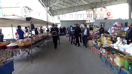 Aksaray'da semt pazarlarına denetim