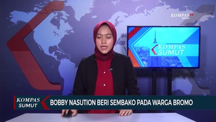 Bobby Nasution Beri Sembako Pada Warga Bromo