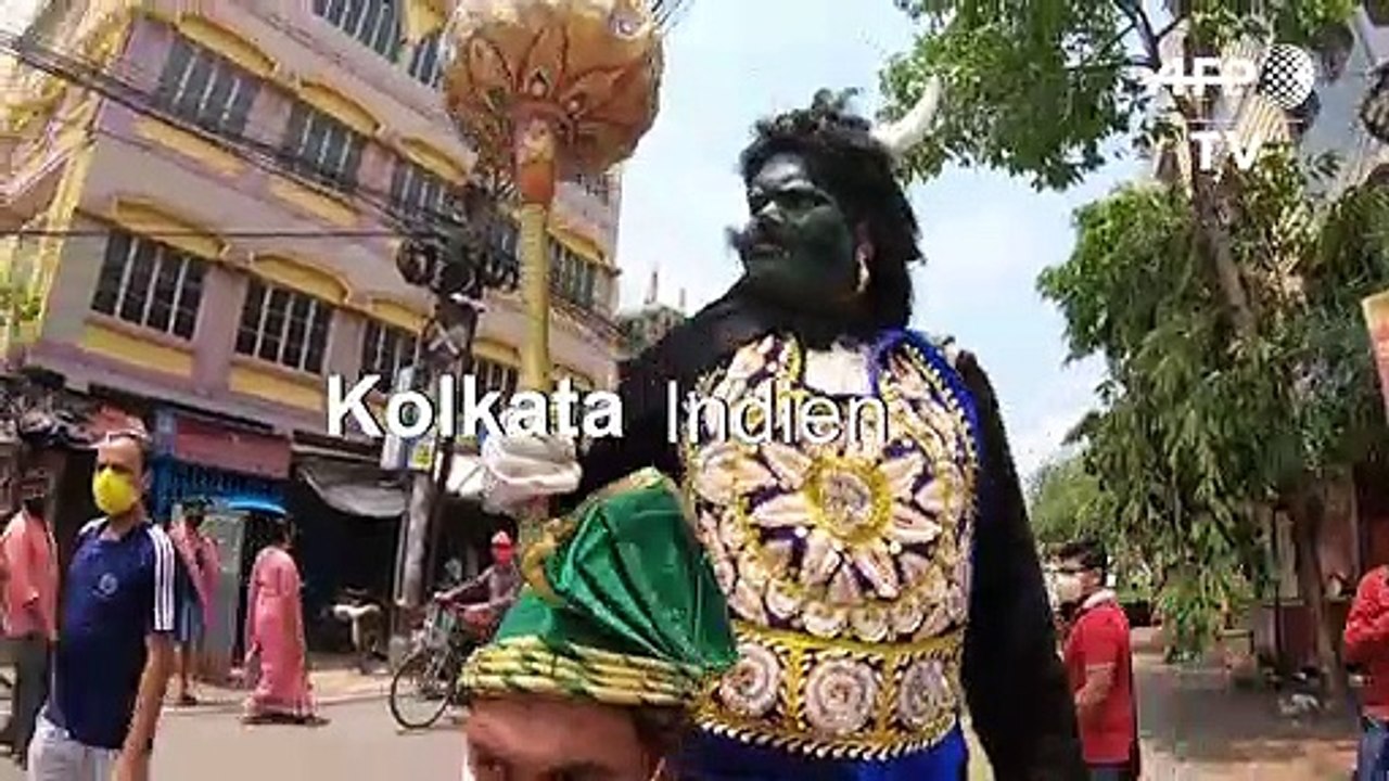 Coronavirus: Hindu-Gott 'Yama' erschreckt die Bürger