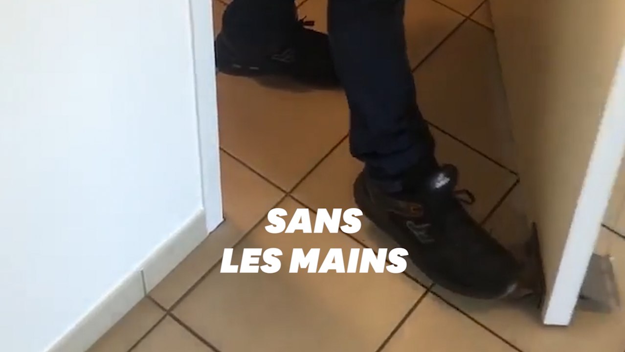 L'invention d'un Cherbourgeois pour ouvrir les portes sans les mains