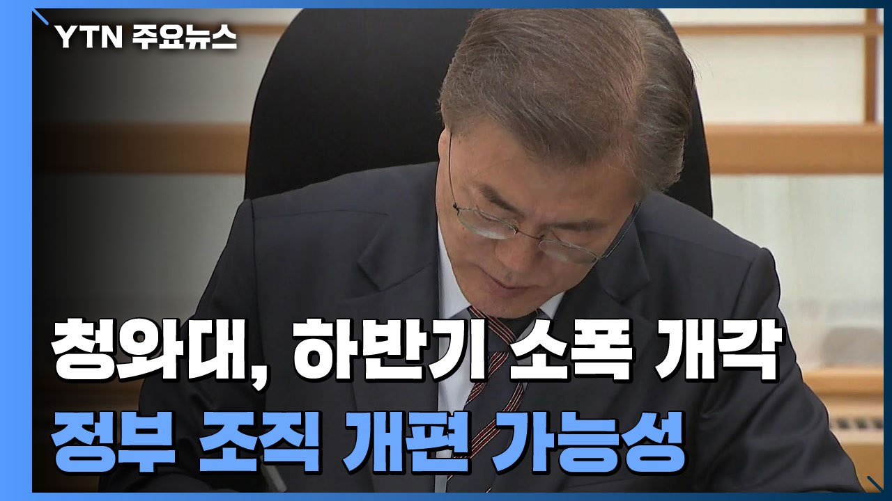靑 "하반기 소폭 개각...일부 정부 조직 개편 가능성" / YTN