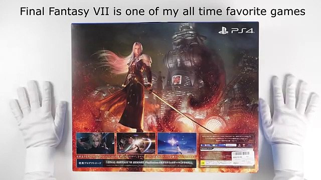 PS4 Final Fantasy VII Remake Console Unboxing (Japan Only!) Sony Wearable Neck Speaker_