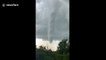Tornado forms in skies above northern Texas