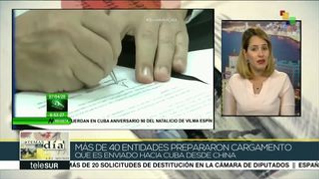 Cuba: arriba avión procedente de China con insumos médicos