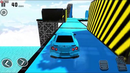 下载视频: Modern Car Stunts GT Racing Impossible Tracks - Crazy Ramp Car Jumping Game - Android GamePlay