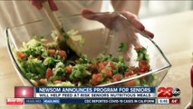 Newsom announces program that will help feed seniors