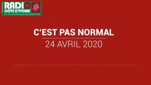 C'est pas normal du 24 avril 2020 [Radio Côte d'Ivoire]