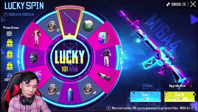 Spending 61.000 UC for M16A4 Aurora Pulse Level 7 - PUBG MOBILE