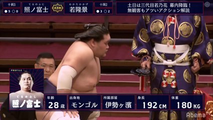 Terunofuji vs Wakatakakage - Haru 2020, Juryo - Day 6