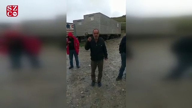 Gürbulak Sınır Kapısı’nda bekletilen TIR şoförleri yardım bekliyor