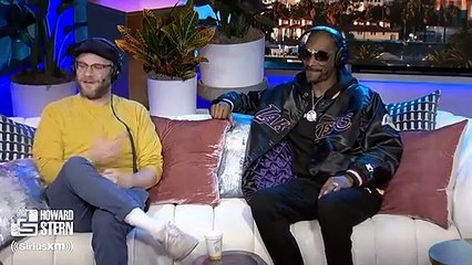 Snoop Dogg and Seth Rogen Enjoy Smoking Weed With Each Other