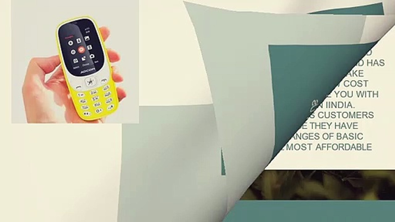 Basic mobile phones in India