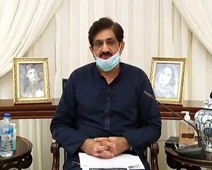Wazery ala sindhsyed murad ali shah ka pegam Karachi