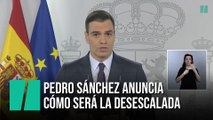 Pedro Sánchez anuncia cómo será la desescalada