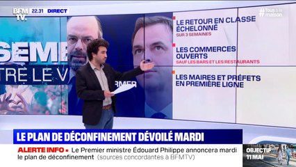 Plan de déconfinement: comment va s'organiser le calendrier gouvernemental jusqu'à mardi ?
