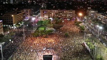 İsrail'de Netanyahu karşıtı gösteri - TEL