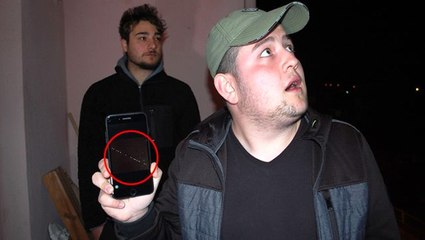 Tekirdağ ve Kırklareli'de gökyüzünde görülen esrarengiz ışık şaşırttı