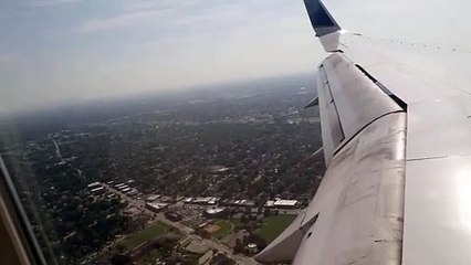 Landing at Chicago O'Hare Airport