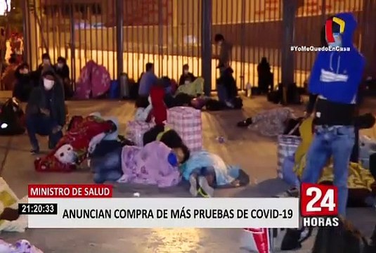 Ministro de Salud anunció la compra de más pruebas rápidas y moleculares