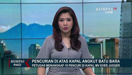 Penangkapan Pencuri di Atas Kapal Batu Bara