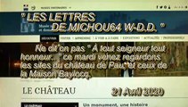 LES LETTRES DE MICHOU64 W-D.D. - 21 AVRIL 2020 - PAU - LES 2 SITES INTERNET DU CHÂTEAU DE PAU ET CEUX DE LA MAISON BAYLOCQ