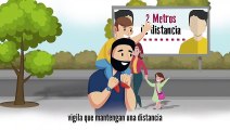 El Ministerio de Sanidad lanza un vídeo con las pautas que hay que seguir en los paseos con los niños durante el estado de alarma