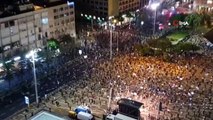- İsrail'de Başbakan Netanyahu'ya sosyal mesafeli protesto devam ediyor- Binlerce kişi yine Tel Aviv'de sokağa döküldü