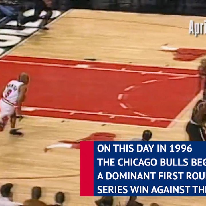 On This Day - Jordan's Bulls begin 1996 NBA Playoffs in dominant fashion
