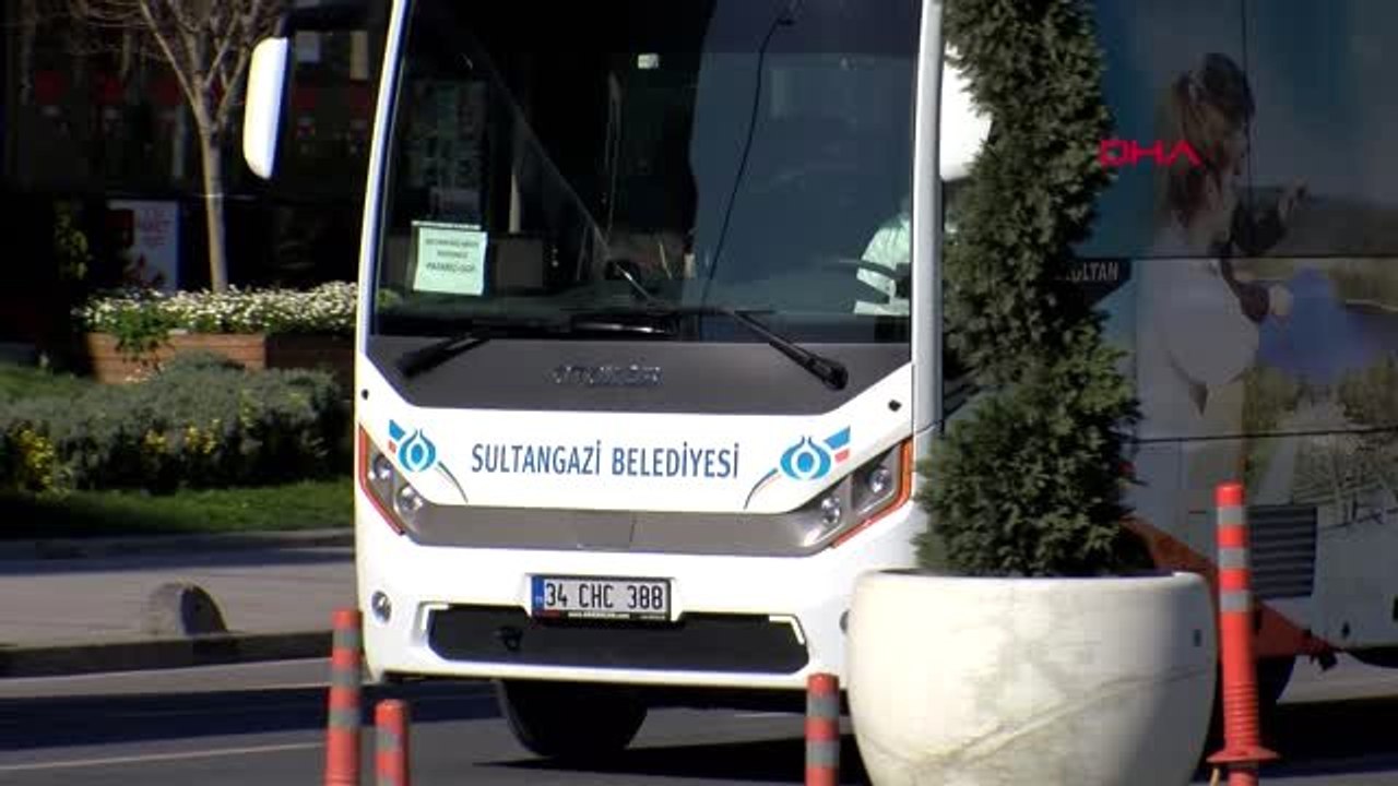 İSTANBUL-Sağlık çalışanları belediyenin tahsis ettiği araçlarla evlerine ulaştırılıyor