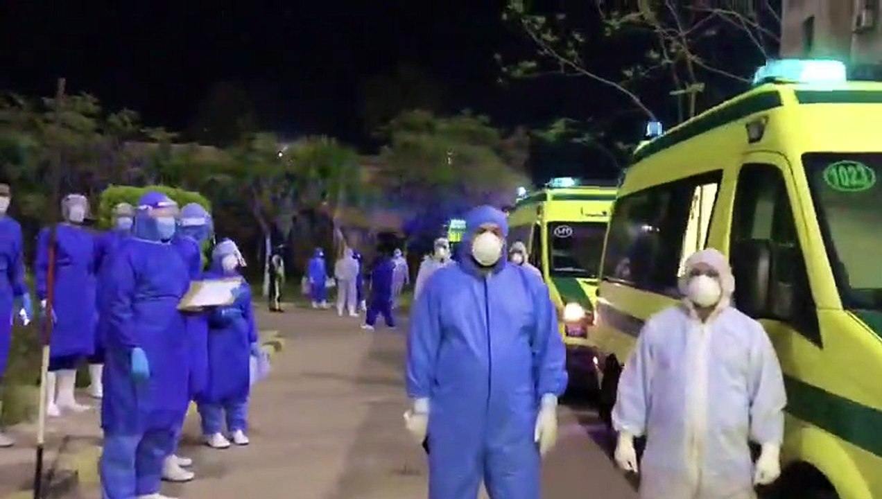 استقبال رائع من الفريق الطبي بفندق العزل باليونسكو لمرضى كورونا. ❤️