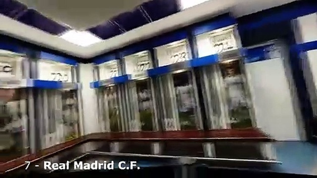 Top 10 Football Dressing Rooms