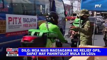 DILG: Mga nais magsagawa ng relief ops, dapat may pahintulot mula sa LGUs