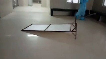 कांशीराम हॉस्पिटल में भर्ती कोरोना मरीजो ने किया हंगामा