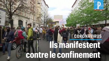 «Je veux retrouver ma vie d'avant !» : des manifestants anti-confinement en Allemagne