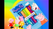 PEPPA PIG Mini BOOKS Rainbow Collection Read A Long Learning Stories-