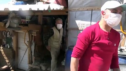 Vefa grubunu arayıp köpek ve keçileri için yem istedi