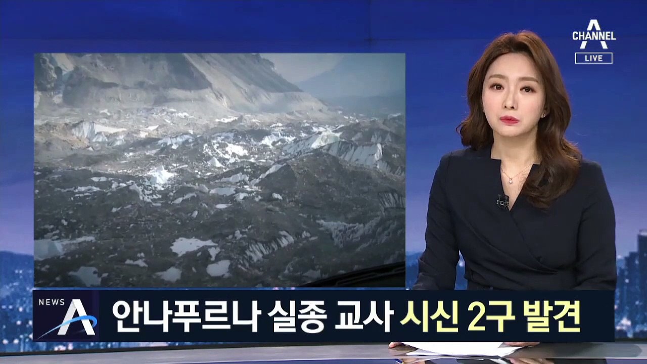 사고 100일 만에…안나푸르나 실종 교사 시신 2구 발견