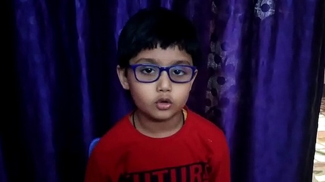 आठ वर्षीय वेदांत ने की मार्मिक अपील, घरों पर रह...