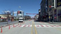 Erzurum'da sokağa çıkma kısıtlamasının son günü sessizlik hakim