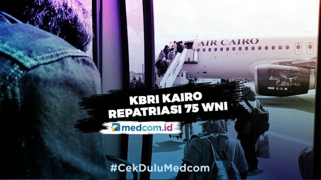 KBRI Cairo Repatriasi 75 WNI Stranded di Mesir