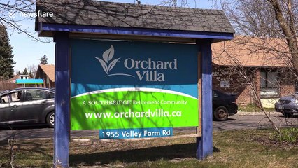 Family members forced to talk to loved ones through closed windows of Canadian retirement home after outbreak