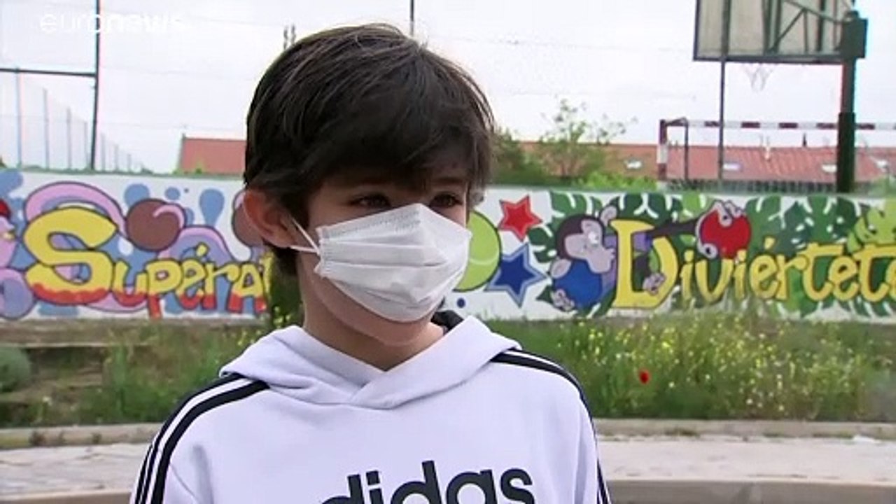 Primera salida en 43 días: "Quiero volver a la escuela con mis amigos"