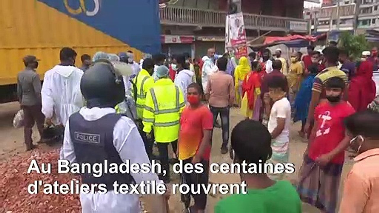 Coronavirus: au Bangladesh, les usines textile rouvrent en violation du confinement