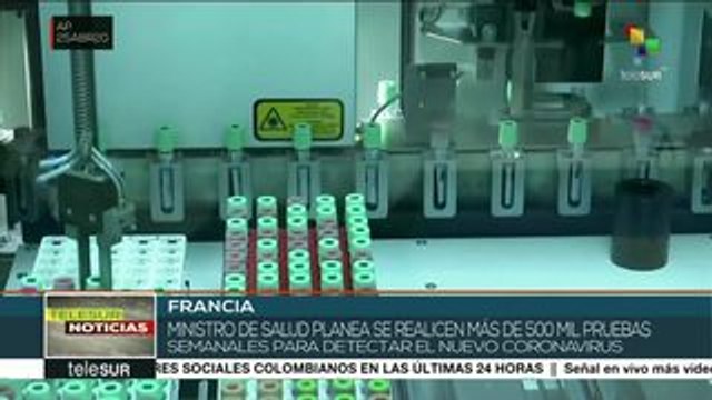 Francia aplicará entre 500 mil y 700 mil pruebas para COVID-19